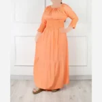 ساحلی خسته کش آستین بلند ململ نخی اورجینال فری سایز - تصویر 8