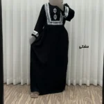 پیراهن نخی زنانه مدل پادمیرا فری سایز مناسب تا 48 همراه با کمربند - تصویر 4