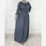 ساحلی خسته کش آستین بلند ململ نخی اورجینال فری سایز - تصویر 15