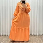 پیراهن ساحلی کیمونو گلدوزی فری سایز نخی زنانه کد 1203 مناسب تا سایز 46 شیک و راحت چهارفصل - تصویر 5