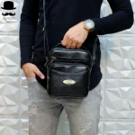کیف دوشی مردانه چرمی دیپلمات بزرگ - تصویر 3