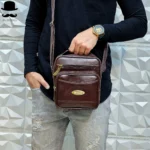 کیف دوشی مردانه چرمی دیپلمات بزرگ