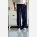 شلوار بگ پیله دار پارچه مازراتی - تصویر 4