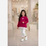 تونیک دخترانه طرح فلاور جنس دورس پنبه مناسب 2 تا 8 سال - تصویر 4