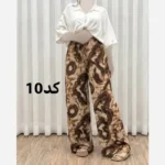 شلوار نخی زنانه خارجی سایز بزرگ راحت و لطیف مناسب روزمره - تصویر 6